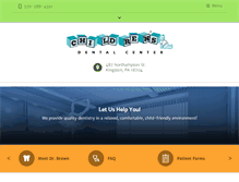 Tablet Screenshot of childrensdentalcenterpa.com